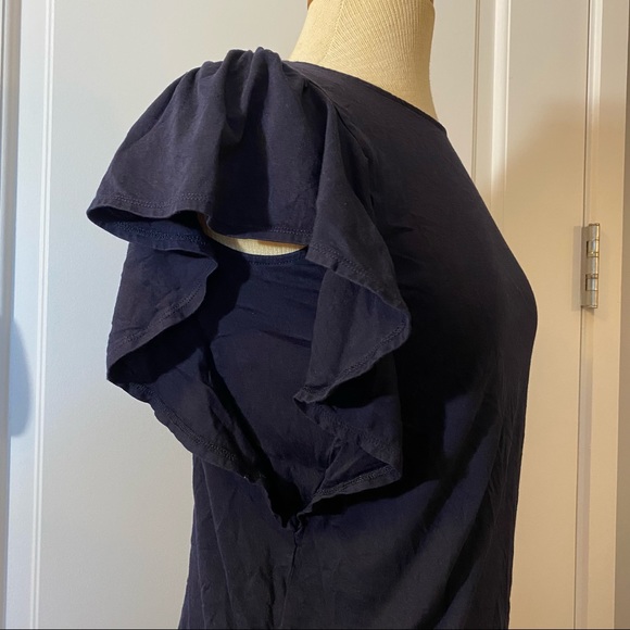 Women’s Uniqlo Flutter Sleeve Top - Picture 6 of 10